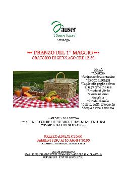 GIUSSAGO: PRANZO DEL 1 MAGGIO