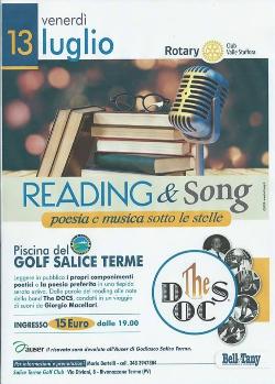 GODIASCO SALICE TERME: READING & SONG