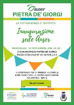 INAUGURAZIONE AUSER PIETRA DE' GIORGI