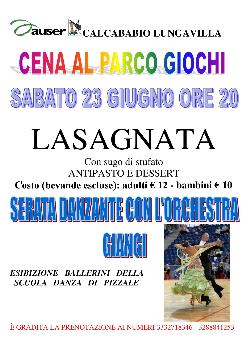 LUNGAVILLA: SI VA DI LASAGNATA!