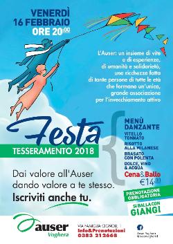 VOGHERA: FESTA TESSERAMENTO 2018